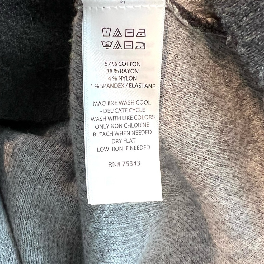 ⭐️Adrienne Vittadini,FALL Sophistication, Elegance,Style,Soft Gray Dress,Size Sm - Picture 9 of 10